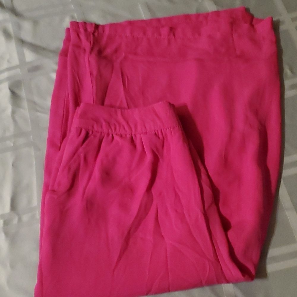 Mark woman crop  wide pants  hot pink S/P